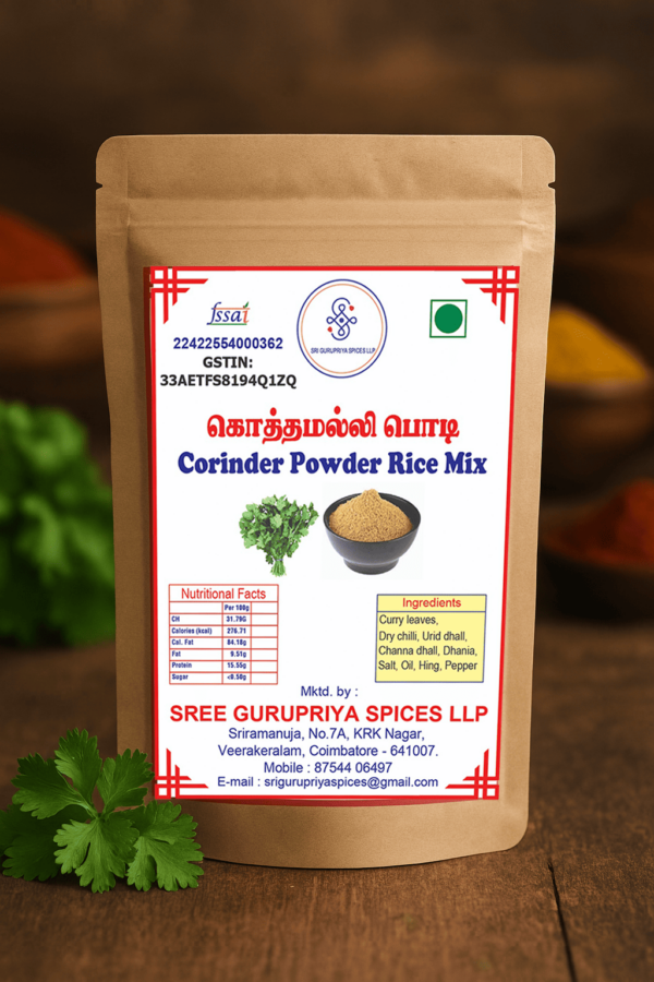 Coriander Powder Rice Mix