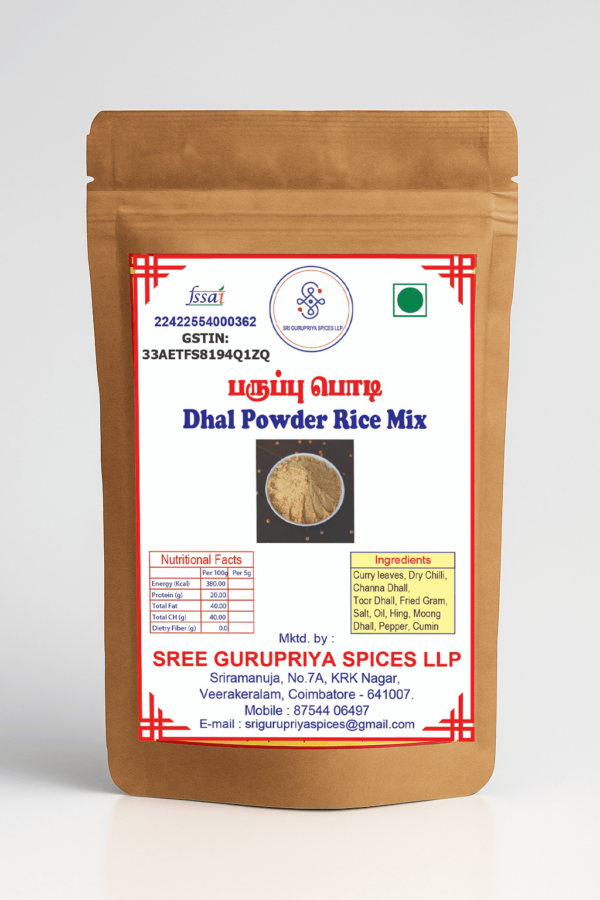 Dhal Powder Rice Mix