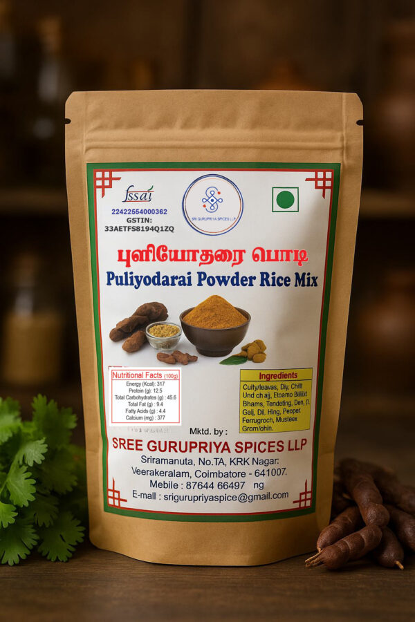 Puliyodarai Powder Rice Mix